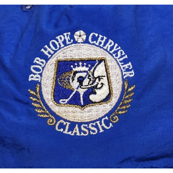Bob Hope Chrysler Classic Golf Tournament Hat Blue Cap Metal Clasp Size Adjust - Picture 2 of 7